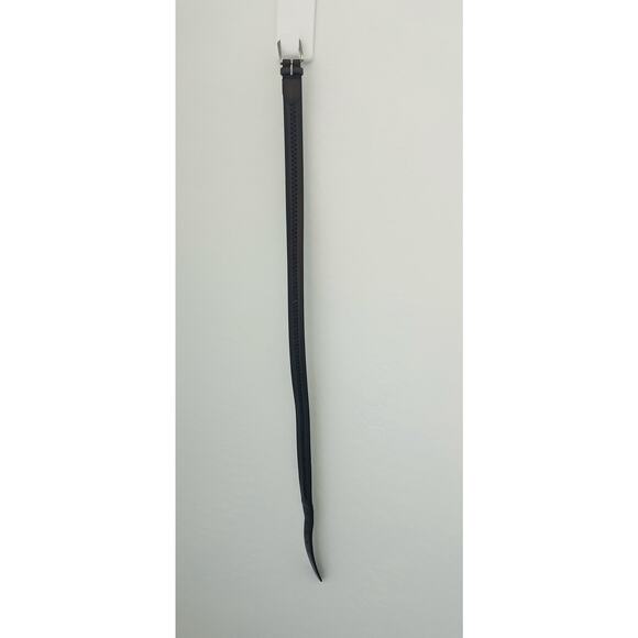 DONALD J TRUMP SIGNATURE COLLECTION BROWN BRAIDED SILVER BUCKLE LEATHER BELT 38 - Picture 7 of 12